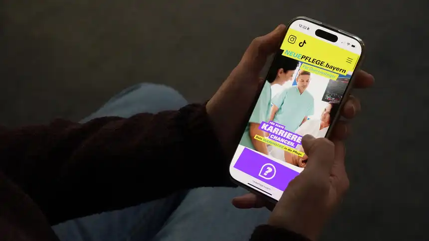 Responsive Website im Smartphone