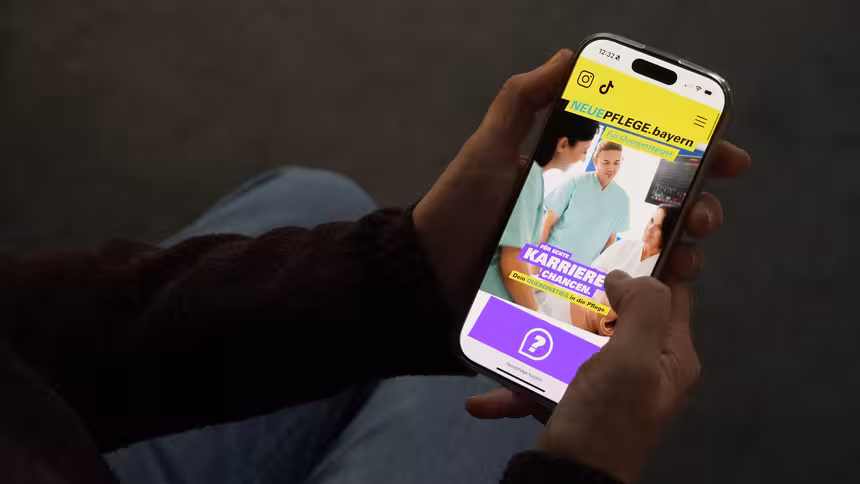 Responsive Website im Smartphone